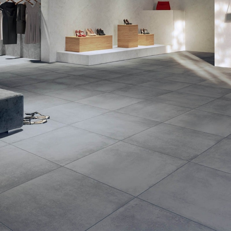 Carrelage effet beton magasin