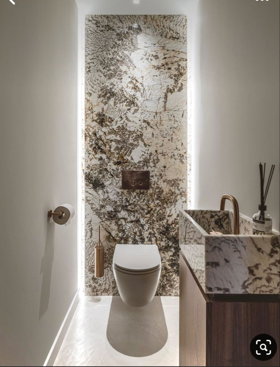 Carrelage WC décoratif